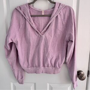 Free People Movement Slouchy Cropped Women's Hoodie